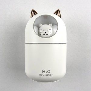 Small Humidifier Cool Mist Cat-Shaped With Light